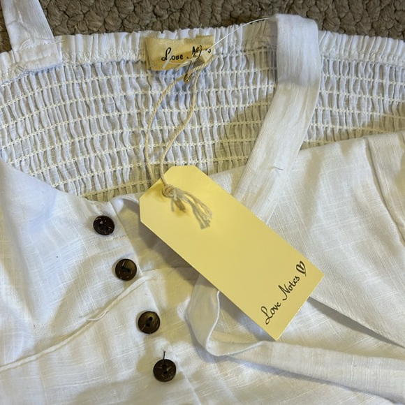 White cotton crop top - Picture 5 of 6